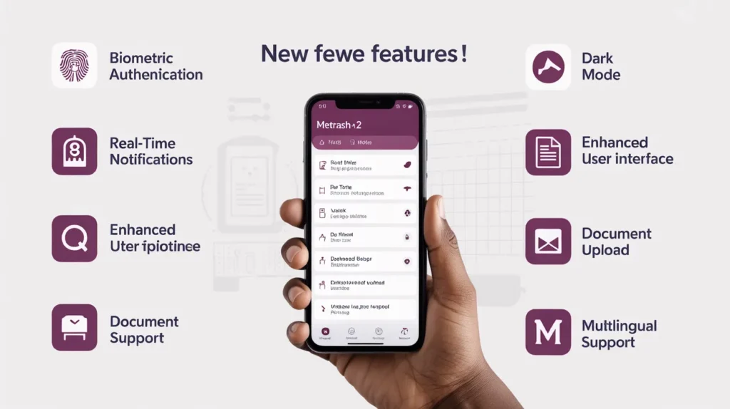 New Features in Metrash2 App