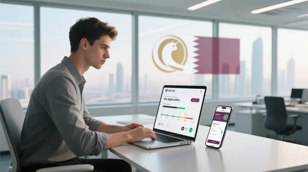 How to Track Your Visa Application through QVC