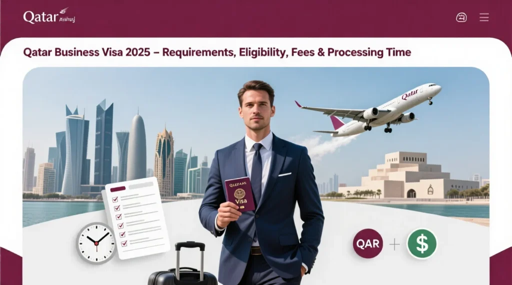 Qatar Business Visa Fees and Processing Time