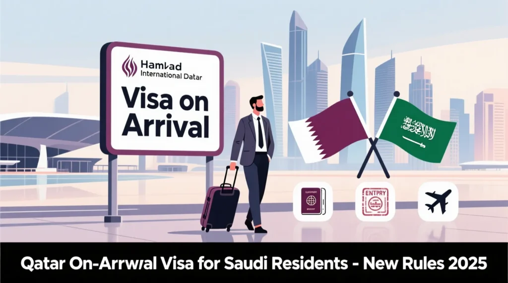 Qatar On-Arrival Visa for Saudi Residents – New Rules 2025
