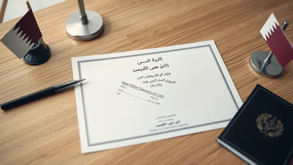 Qatar Police Clearance Certificate