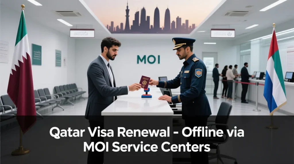 Qatar Visa Renewal Offline (If Not Using Online Method)