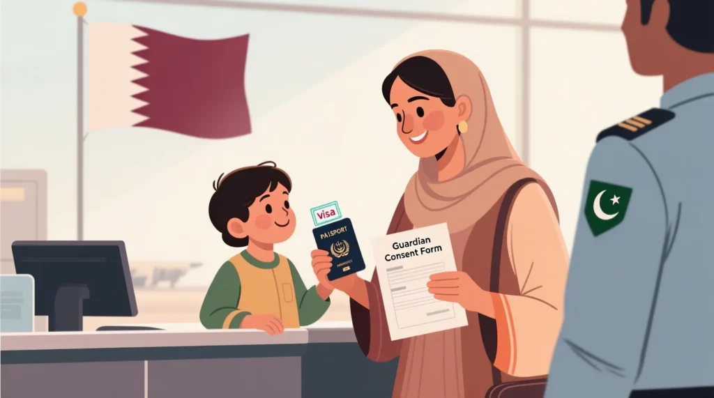Special Notes for Female and Minor Applicants from Pakistan