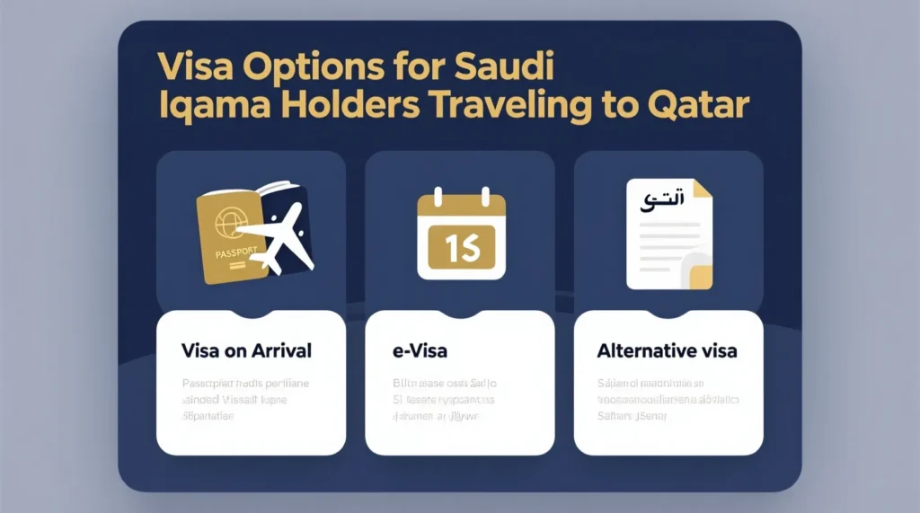 Types of Qatar Visas for Saudi Iqama Holders